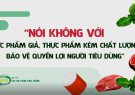 Vai trò của vệ sinh an toàn vệ sinh thực phẩm đối với sức khỏe con người